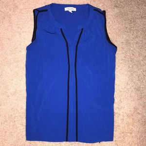 SOLD: Calvin Klein blue blouse size small